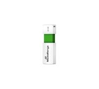 MediaRange MR973 - Clé USB 32 Go Type-A 2.0, Lecture 15 Mo/s, Écriture 6 Mo/s, Format Slide Vert/Blanc, Compatible Windows/macOS/Linux, Amorçable