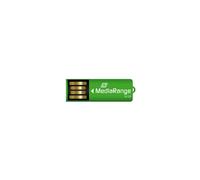 MediaRange MR977 Nano USB Stick 32GB green with paper clip function 32 GB