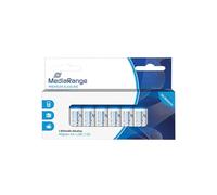 MediaRange MRBAT 105 | Lot de 10 | Energie longue durée | 0 % de cadmium et de mercure