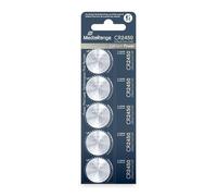 MediaRange MRBAT138 Piles bouton au lithium CR2450 5 pièces 3 Volt
