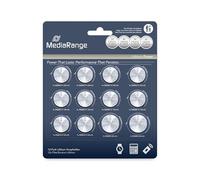 MediaRange MRBAT139 Piles Bouton au Lithium CR2016-2025-2032-2450 12 pièces 3 Volt Ensemble