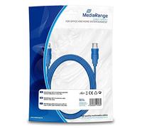 MediaRange MRCS145 USB Cable AM/AF 3m USB 3.0 blue