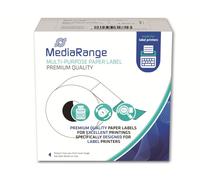 MediaRange MRDY11356 MediaRange Etiquettes papier comp. Dymo 41x89mm 300 pcs. n/b