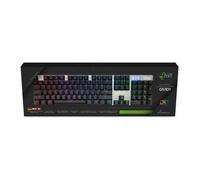 MediaRange MRGS101 clavier Gaming USB QWERTZ Allemand Noir, Argent