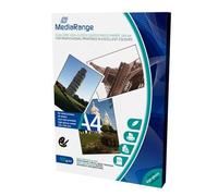 MediaRange MRINK108 papier photos A4 Blanc Hautement brillant