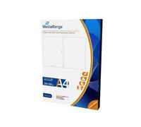 MediaRange - Couvertures et insertions de CD - blanc mat (pack de 50)