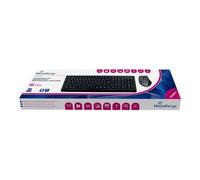 MediaRange MROS104 - Ensemble clavier et souris - sans fil - noir