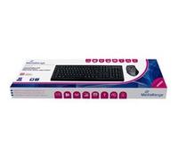 MediaRange MROS104 - Ensemble clavier et souris - sans fil - noir Noir G