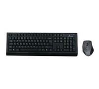 MediaRange MROS104 - Ensemble clavier et souris - sans fil - QWERTY - R.-U. - gris, noir Noir G