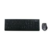 MediaRange MROS104-UK clavier Souris incluse Maison RF sans fil QWERTY Anglais britannique Noir, Gris
