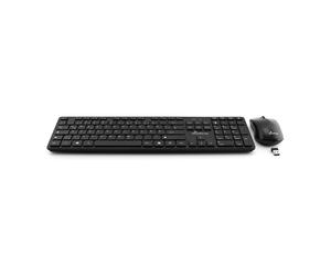 MediaRange MROS107 Wireless Keyboard and Optical 3 Buttons Wireless Mouse Set Bl
