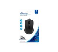 MediaRange MROS210 Souris Optique USB Type-A 1000 DPI Droitier - 3 Boutons - Molette Verticale - Câble 1.5m - Compatible Windows/macOS/Linux