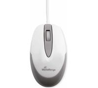 MediaRange MROS214 MediaRange Maus USB 2.0 3 Tasten, kompakt weiß/grau