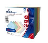 MediaRange pack de 20 boitiers CD couleur assortie
