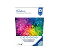 MediaRange Lot de 100 Feuilles de Papier Photo Mat pour imprimante Jet d'encre 105 g Format A4
