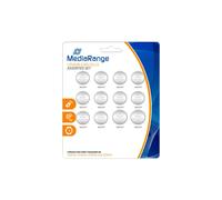 MediaRange Piles bouton au lithium MRBAT139 CR2016/CR2025/CR2032/CR2450 12 pièces 3 V