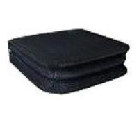 MediaRange - Portefeuille pour disques CD/DVD - 24 disques - noir G