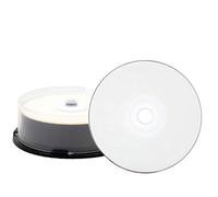 MediaRange Professional Line BD-R Dual Layer 50 Go 6 Vitesses d'écriture sur Toute la Surface (imprimante à Jet d'encre), Proselect Blanc, entièrement métallisé, 25 boîtes à Cake