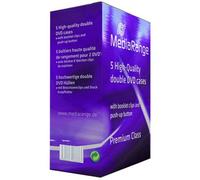 MediaRange Retail-Pack DVD-Case Double - Boîtier pour DVD vidéo - capacité : 2 CD/DVD - noir (pack de 5)