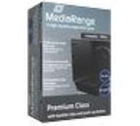 MediaRange CD/DVD Storage Media Case Black, Plastic, 5pcs, BOX30 (Black, Plastic, 5pcs)