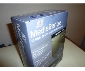MediaRange Retail pack DVD Case Single Slim - Boîtier fin pour DVD - capacité : 1 CD/DVD - noir (pack de 10)