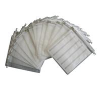 MediaRange Sac à bandoulière CD (20) BOX63 pour Valise DJ Blanc