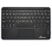 MediaRange Tastatur Wireless 64 Tasten Touchpad DE Schwarz
