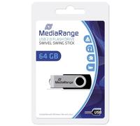 MediaRange USB-Stick 64GB USB 2.0 swivel swing