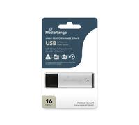 MediaRange USB-Stick USB 3.0 haute performance 16GB alu