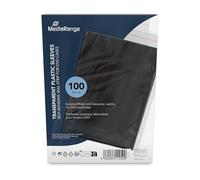 MediaRange Étui pochette pour CD/DVD 1 disque Transparent