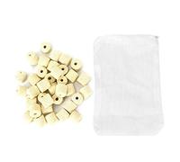 Médias filtrants d'aquarium, Bactéries Supports de filtres Anneau de céramique Réservoir de Poissons Bactéries biologiques Matériau filtrant pour réservoir d'aquarium