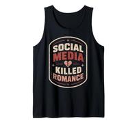 Médias Sociaux Humour Relation Rencontres Sarcasme Cœur Brisé Débardeur