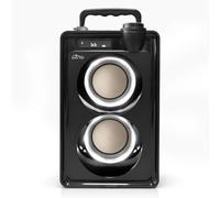 Mediatech Haut-parleur Bluetooth 30W FM Radio USB SD USB-C Bois