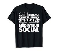 Médiateur social drôle cadeau cet homme et un super Account T-Shirt