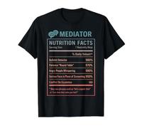 Médiateur T-Shirt Graphique avec Valeur, Homme, Noir, XL