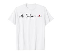 Médiation Mignonne Typographie Manuscrite Cadeau T-Shirt Graphique avec Valeur