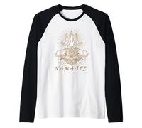 Médiation, siège de Lotus, Fleur de Lotus, Namaste Buddha Manche Raglan