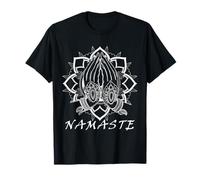 Médiation, siège de Lotus, Fleur Lotus, Namaste Buddha Om T-Shirt