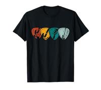 Médiator Cadeau Pour Bassiste Retro Guitare Basse T-Shirt