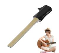 Médiator de guitare à archet Picasso - Accessoire de guitare en prêle intégré, médiator intégré double face - Outils de cordes portables pour cordes supérieures et inférieures