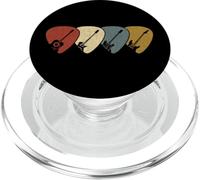 Médiator de Guitare, Guitariste, rétro, Vintage PopSockets PopGrip pour MagSafe