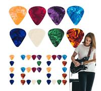 Médiator de guitare | Lot de 120 médiators acoustiques avec design ergonomique - Poignées antidérapantes, accessoires musicaux résistants pour concerts, pratique et montage sur scène