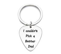 Médiator de guitare pour homme avec inscription « I Couldn't Pick A Better Dad » - Cadeau idéal pour papa - Pratique et attrayant