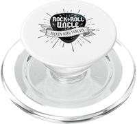 Médiator de Guitare Rock and Roll avec Logo Oncle Sunburst PopSockets PopGrip pour MagSafe