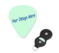 Médiator de guitare sur mesure Ajoutez votre photo ici pour les guitares basses, électriques et acoustiques 0,027 pouces/0,71 mm