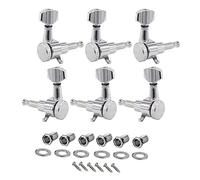 Médiator de verrouillage en ligne chromé pour guitares électriques folk ou acoustiques ST chromées