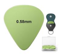 Mediator Guitare en Nylon 16x Mediator Guitare Electrique & Acoustique 4 Épaisseurs pour Guitare Ukulélé, Acoustique, Électrique, Basse(0.58 mm, 0.71 mm, 0.96 mm, 1.2 mm)