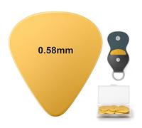 Mediator Guitare en Nylon 16x Mediator Guitare Electrique & Acoustique 4 Épaisseurs pour Guitare Ukulélé, Acoustique, Électrique, Basse(0.58 mm, 0.71 mm, 0.96 mm, 1.2 mm)