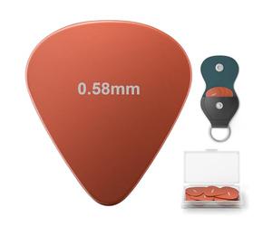 Mediator Guitare en Nylon 16x Mediator Guitare Electrique & Acoustique 4 Épaisseurs pour Guitare Ukulélé, Acoustique, Électrique, Basse(0.58 mm, 0.71 mm, 0.96 mm, 1.2 mm)