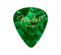 - Médiators 351 Shape Green Moto Thin - pack de 12 médiators guitare